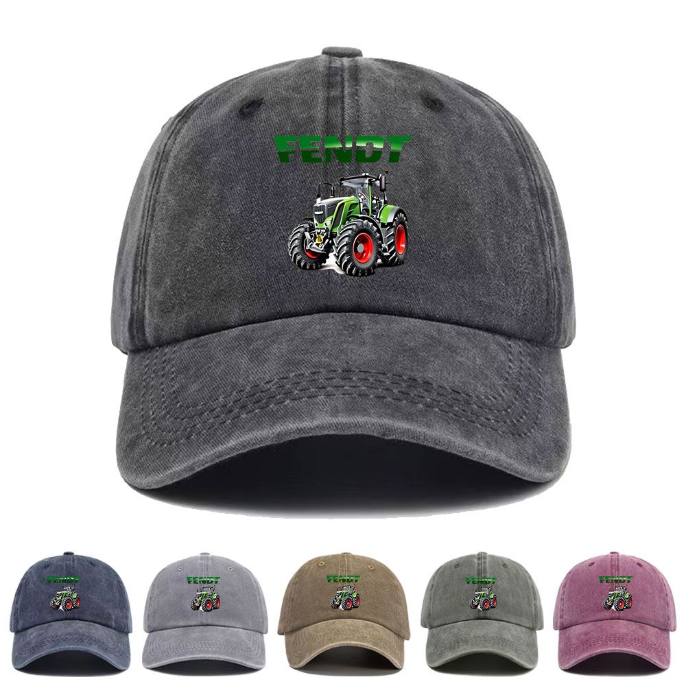 Agriculture Farming Hats - Eski Görünümlü Beyzbol Şapkası Fendt Tarım